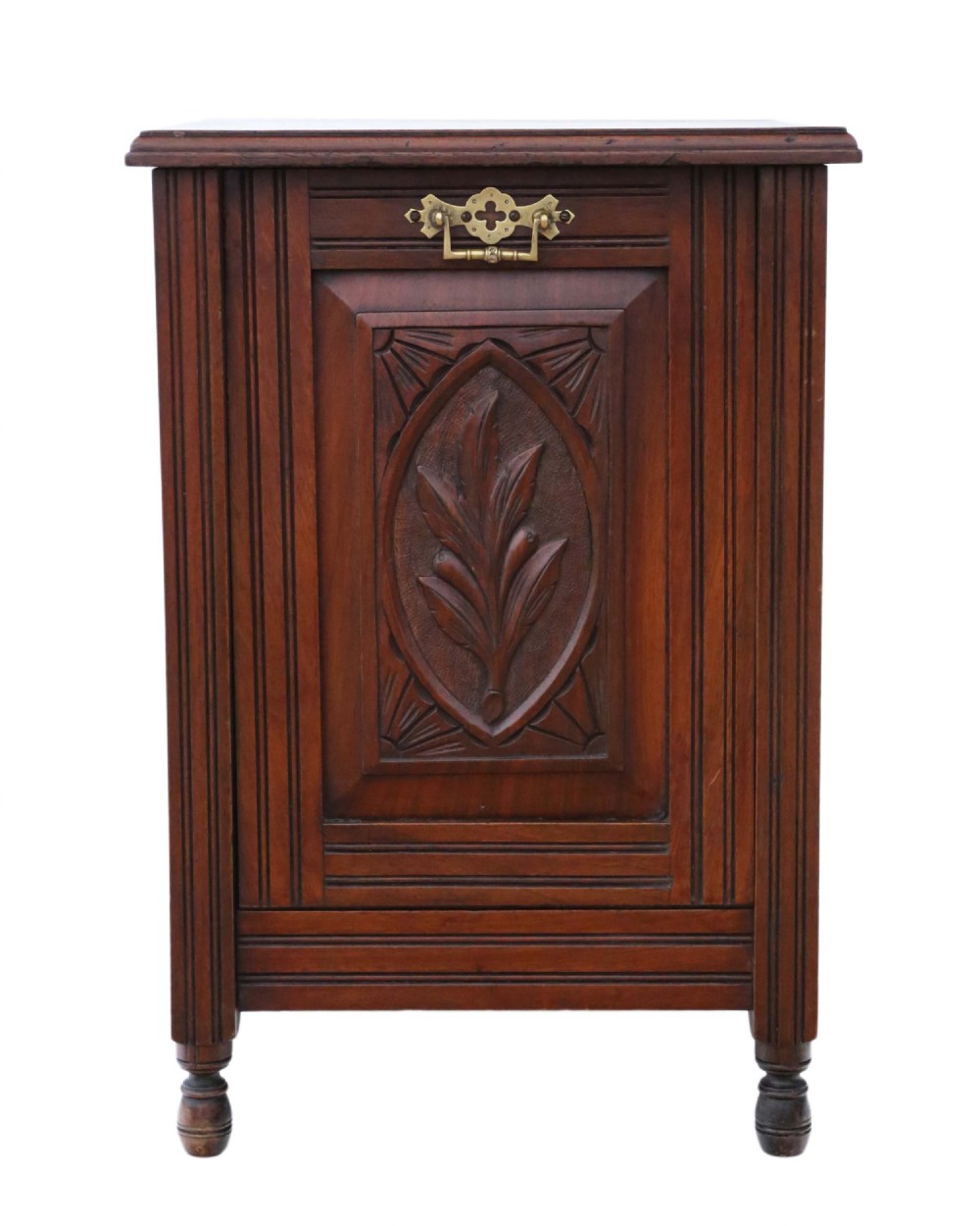 Walnut perdonium coal scuttle box View II