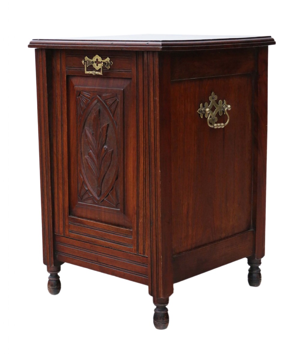 Walnut perdonium coal scuttle box View IV