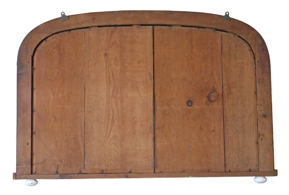 Victorian burr walnut wall mirror overmantle View VII
