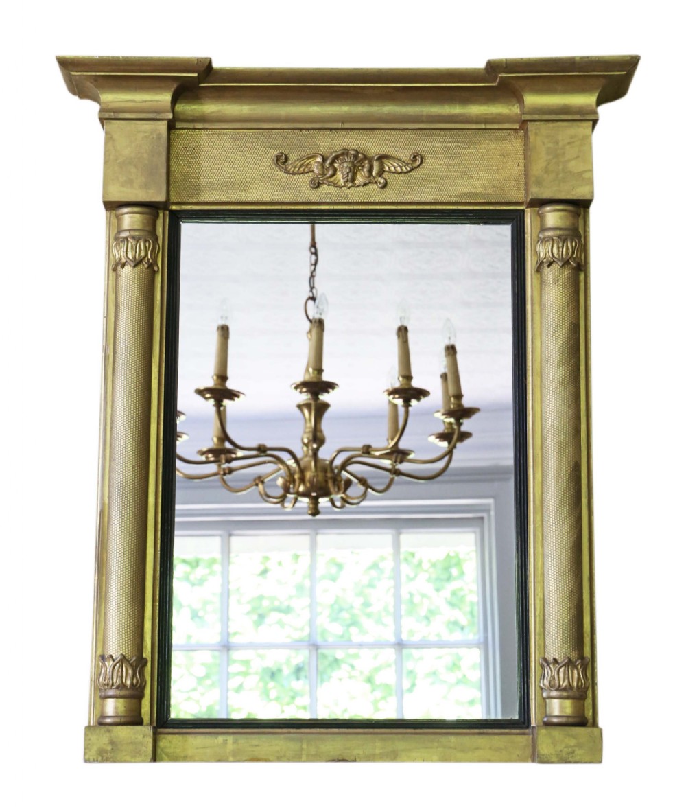 19th Century gilt pier wall mirror