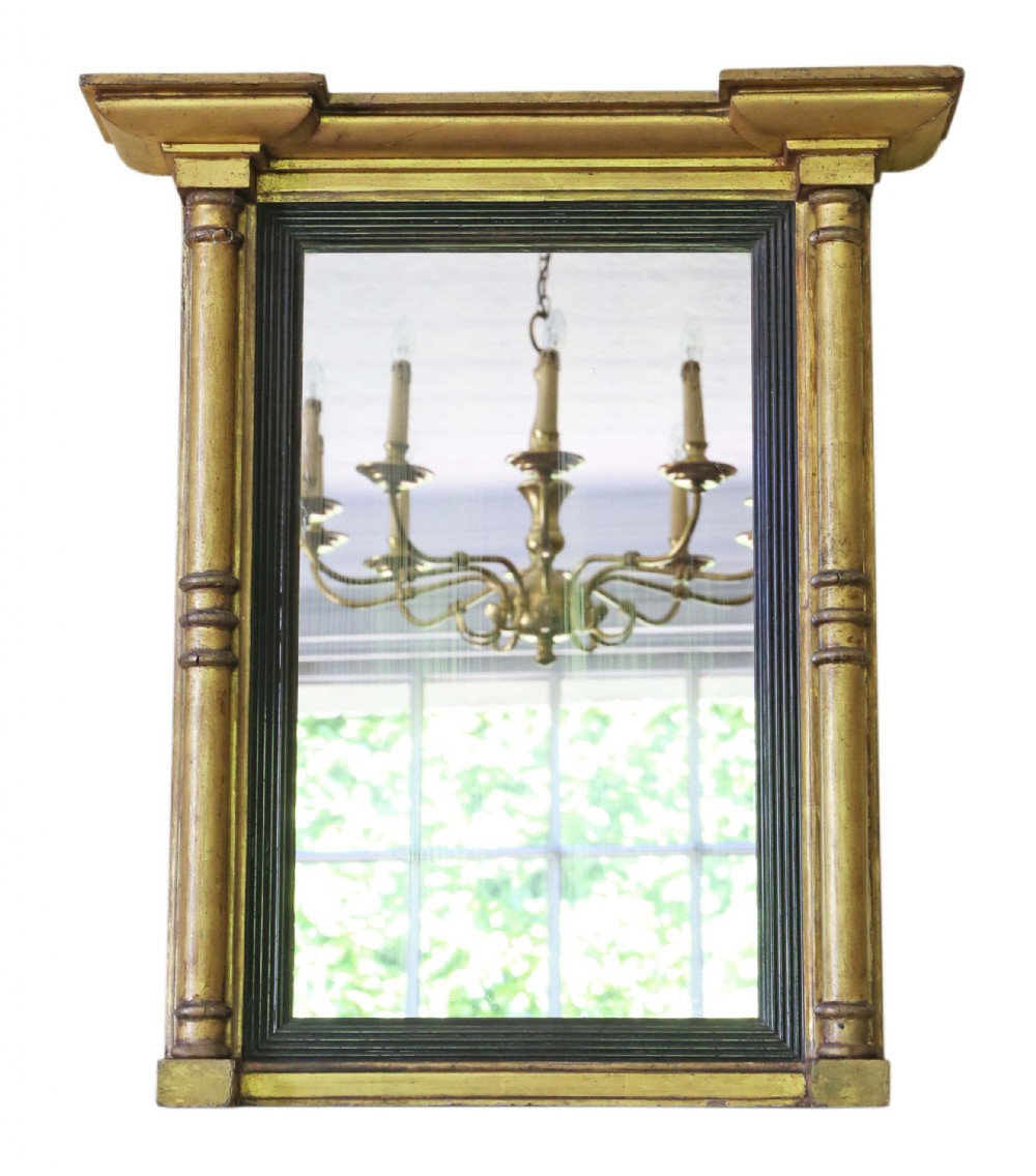 Early 19th Century gilt pier wall mirror 