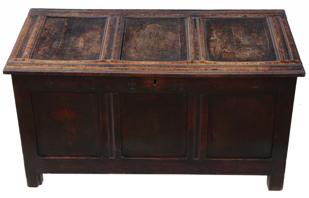 18th Century oak coffer