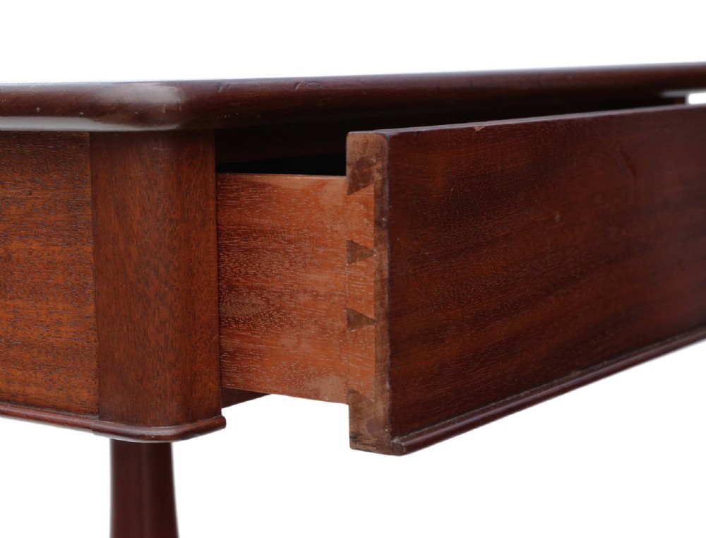 Victorian C1840 mahogany side table View IV