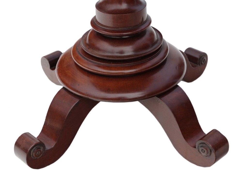 Victorian C1840 mahogany side table View V