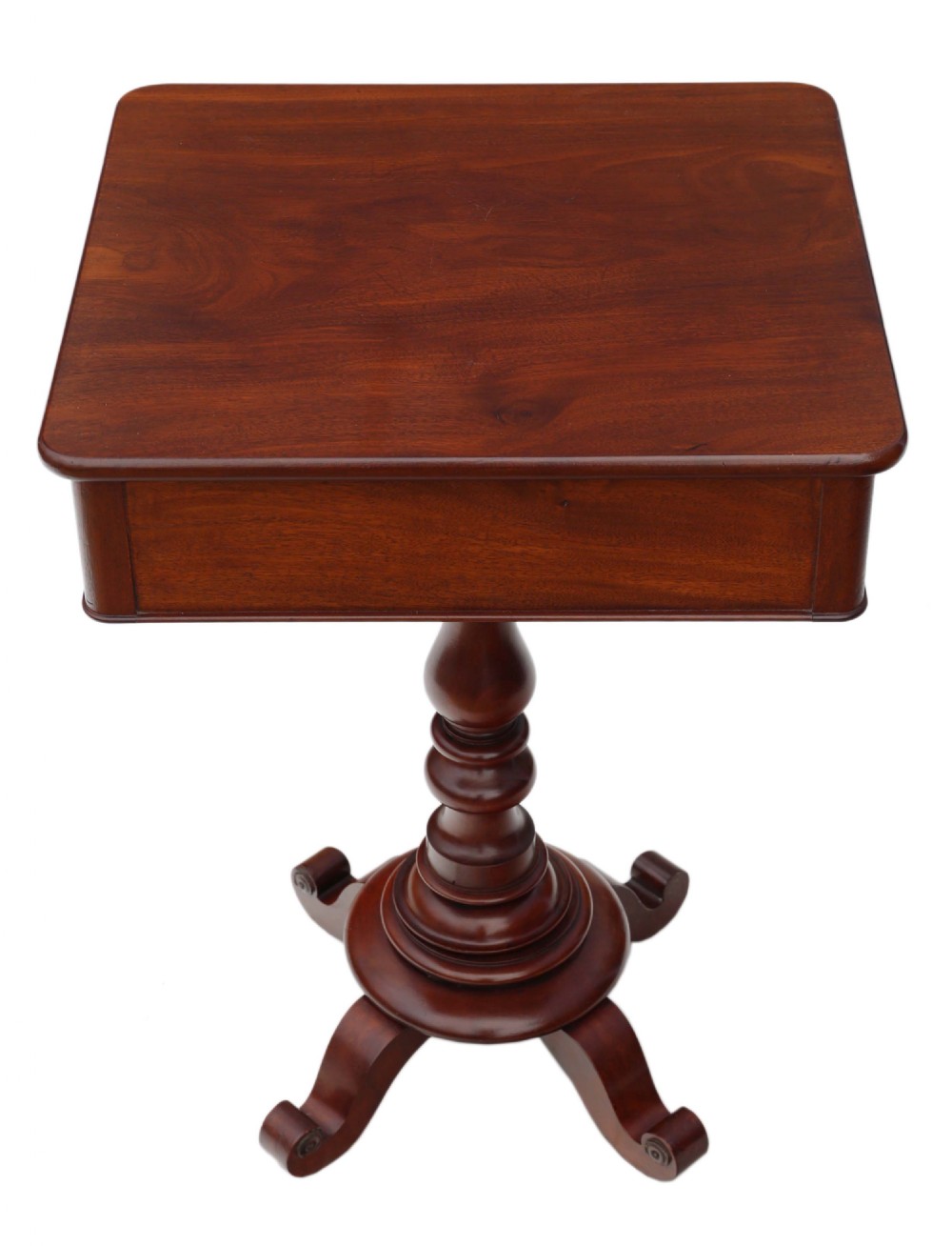 Victorian C1840 mahogany side table View VII
