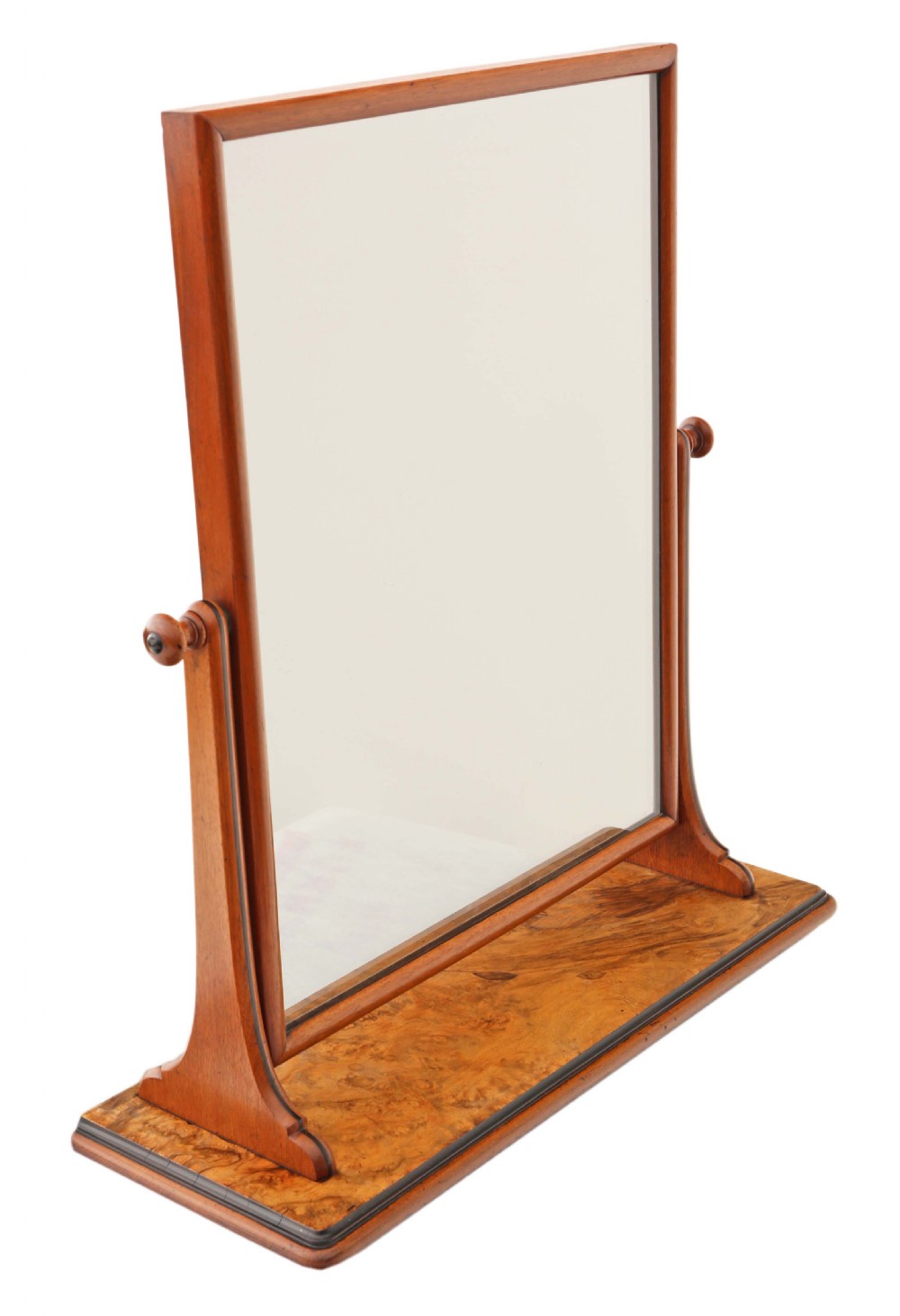 Large burr walnut swing mirror View III