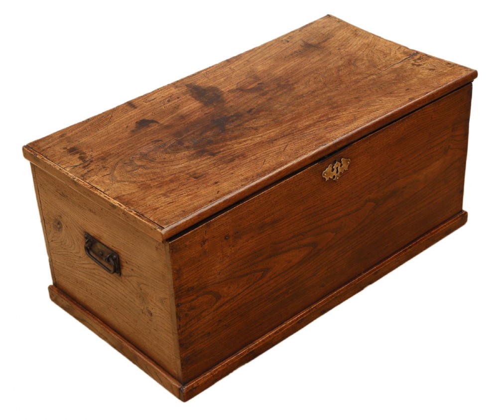 18th Century elm coffer View III