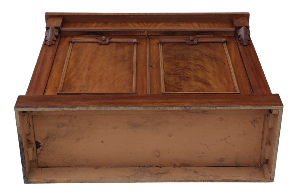 Victorian C1880 walnut and mahogany sideboard View X