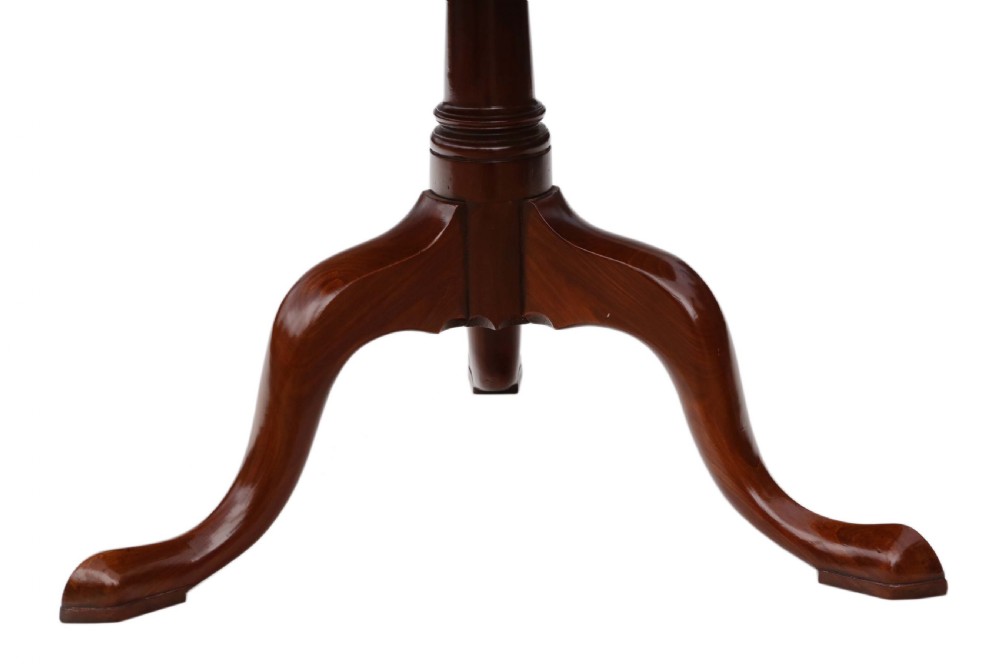 George III mahogany dumb waiter. View V