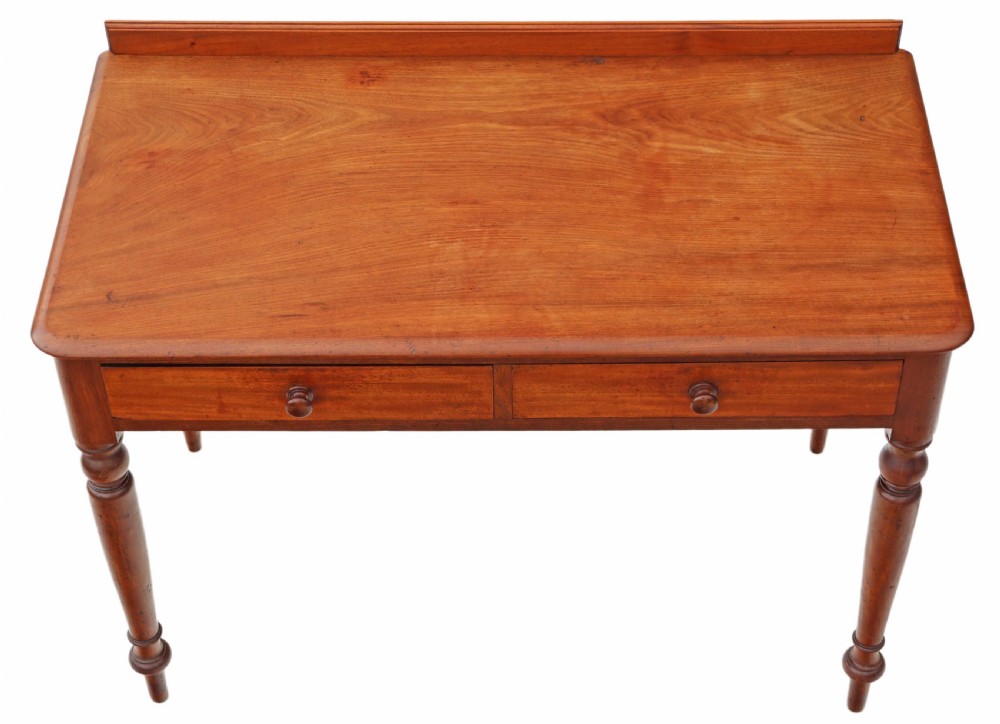 C1880 Victorian mahogany writing desk View II