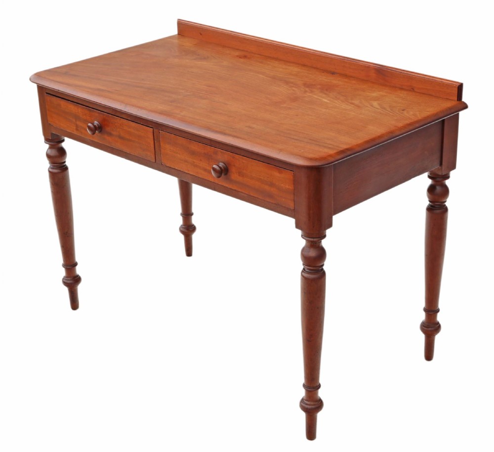 C1880 Victorian mahogany writing desk View III