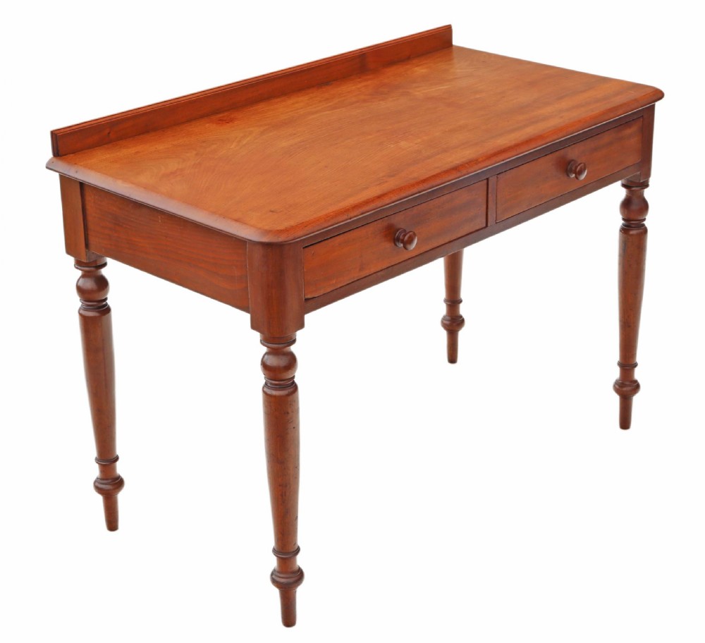 C1880 Victorian mahogany writing desk View IV