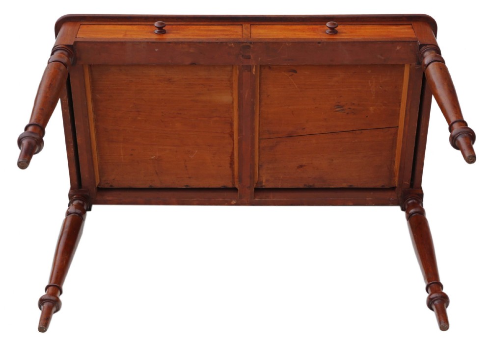 C1880 Victorian mahogany writing desk View VI