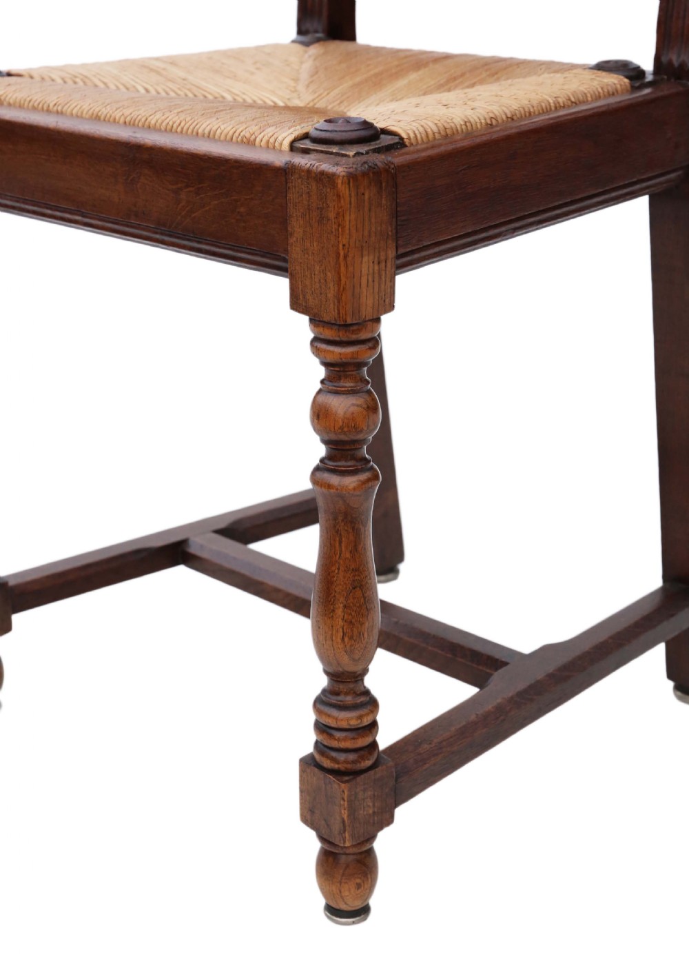 Set of 4 oak kitchen dining chairs View VIII