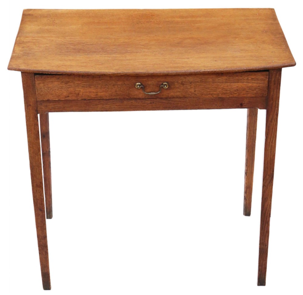 Georgian oak and ash desk