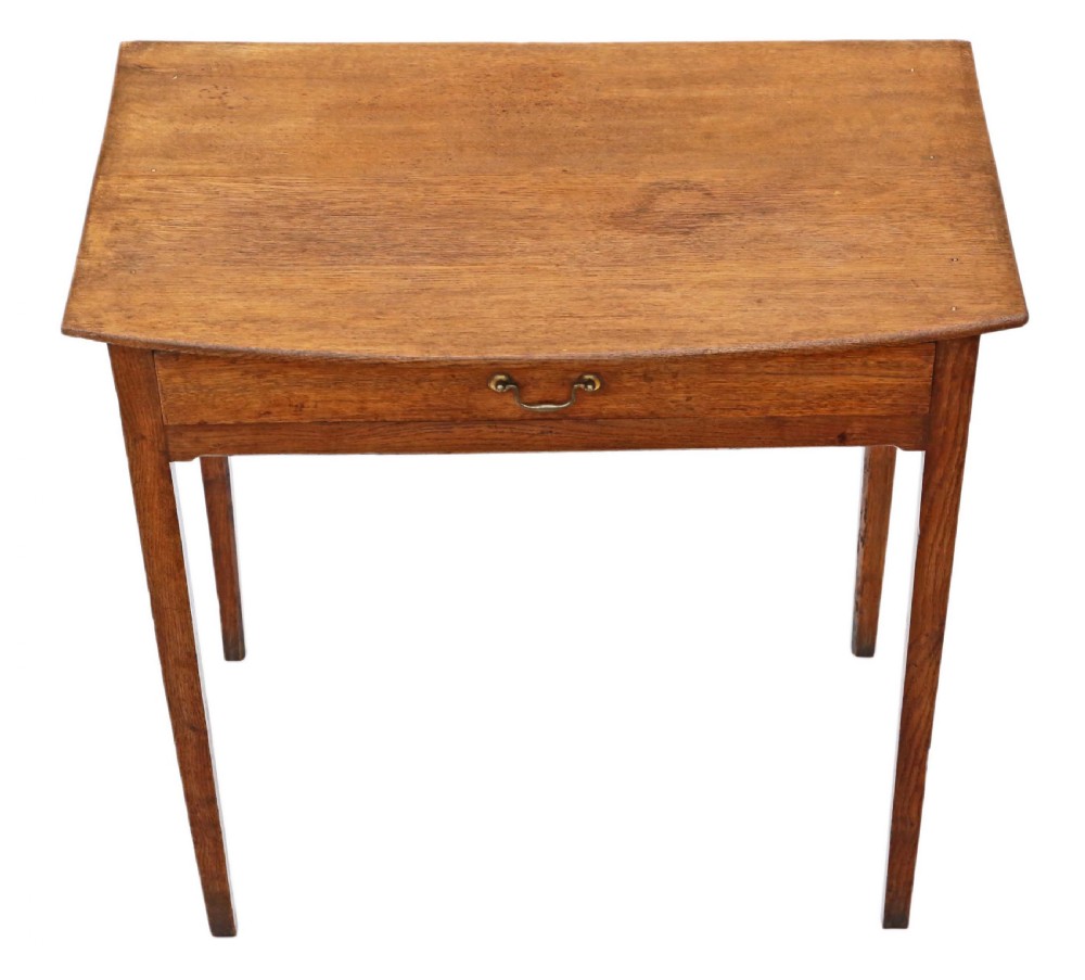 Georgian oak and ash desk View III