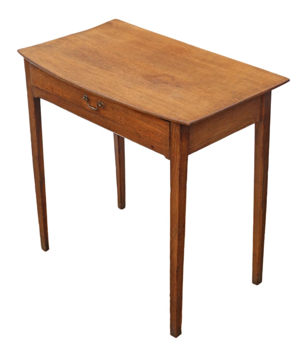 Georgian oak and ash desk View V