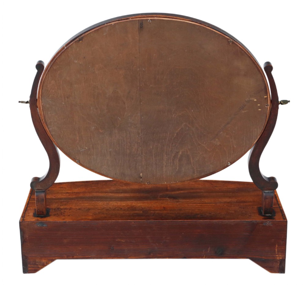 Georgian mahogany swing mirror View VII