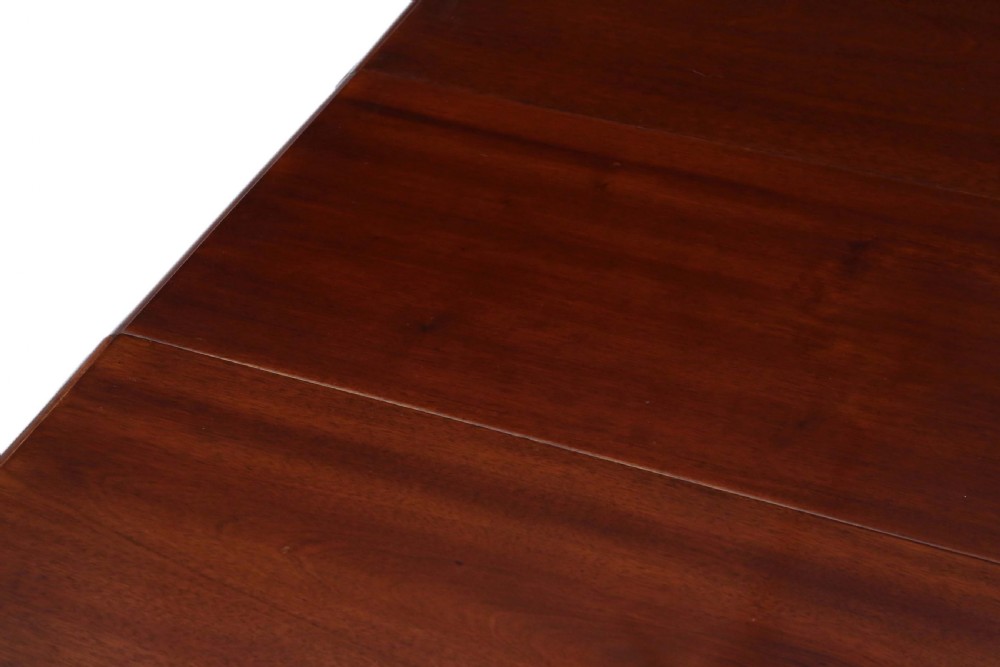 Victorian mahogany windout extending dining table 9'  View IV