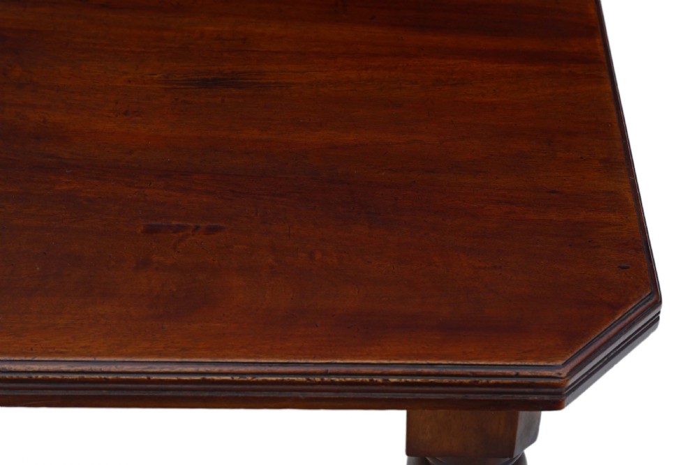 Victorian mahogany windout extending 8' dining table View III