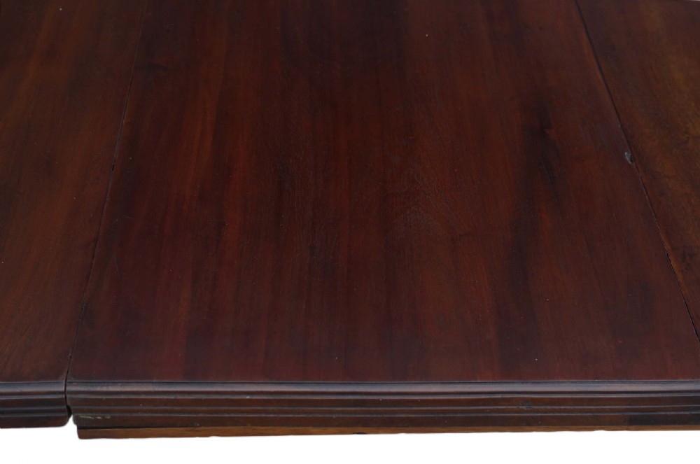 Victorian mahogany windout extending 8' dining table View V