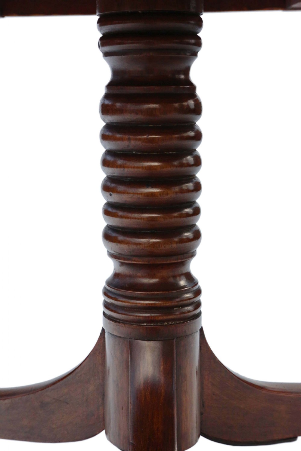 Georgian mahogany pedestal sofa Pembroke table  View IV