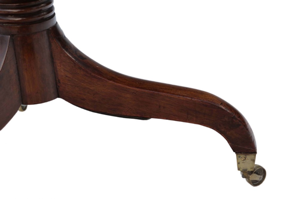 Georgian mahogany pedestal sofa Pembroke table  View V