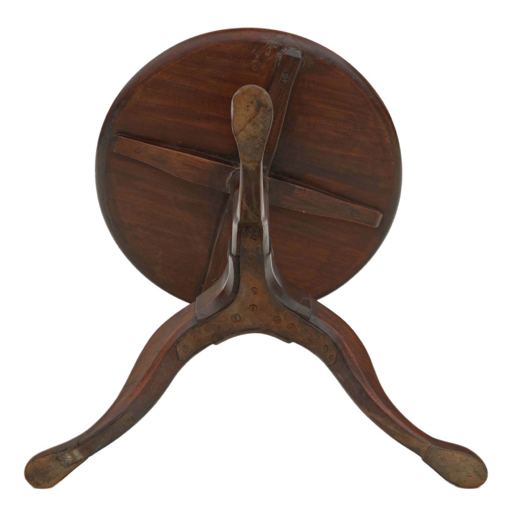 Georgian mahogany wine side table View V