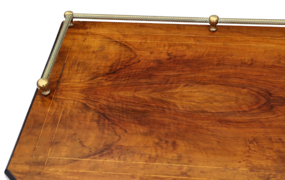 Victorian Aesthetic C1880 inlaid mahogany Canterbury whatnot  View III