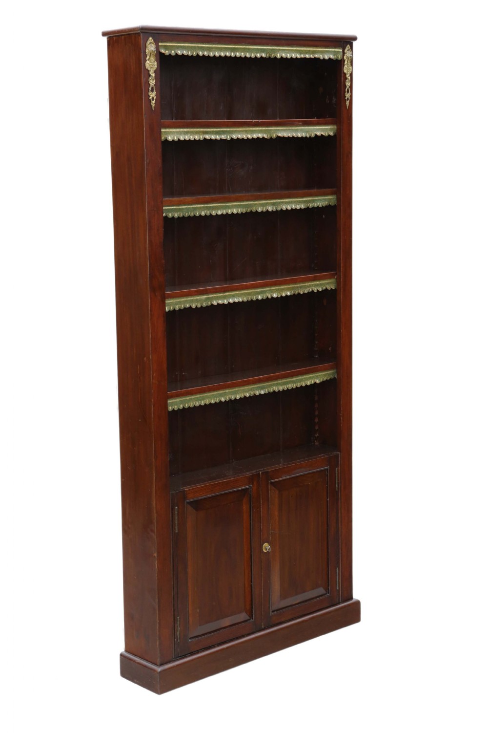 Victorian tall adjustable bookcase  View IV
