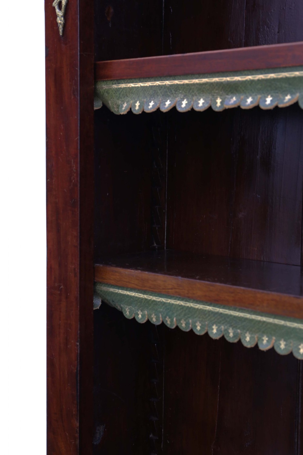 Victorian tall adjustable bookcase  View V