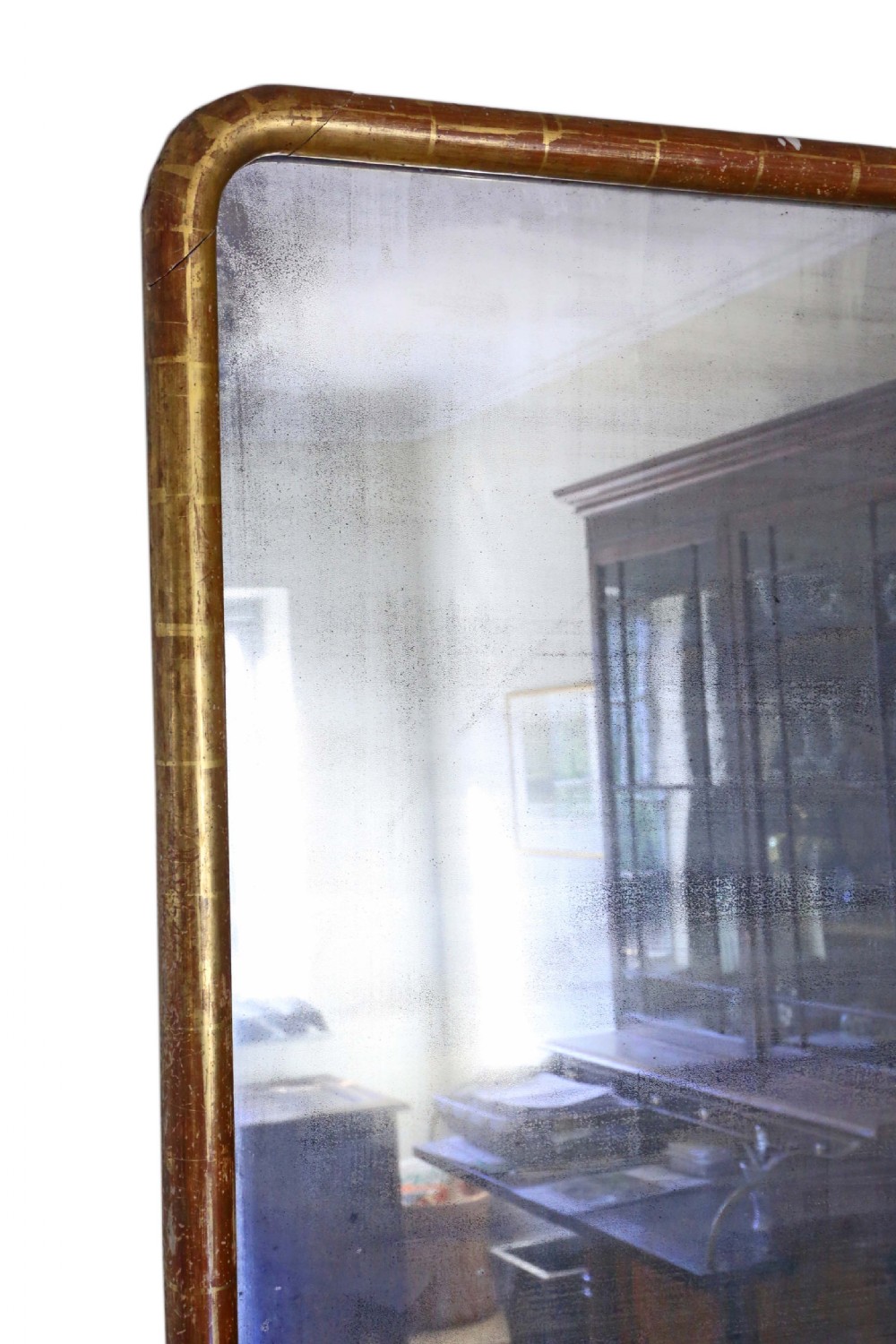Victorian gilt wall mirror 6'6