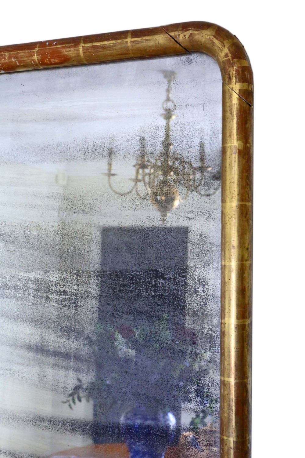 Victorian gilt wall mirror 6'6