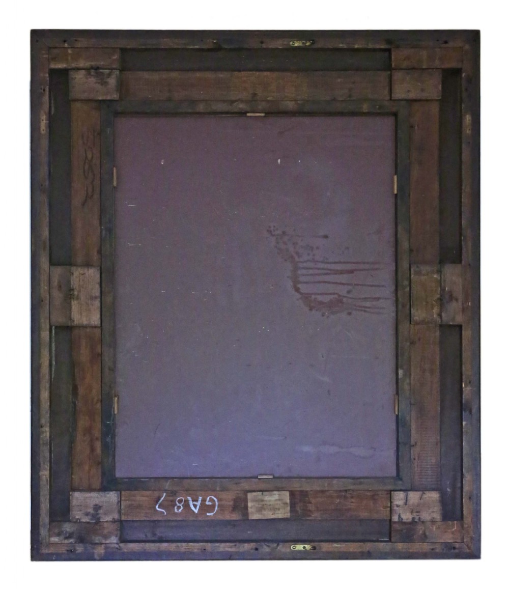Aesthetic Victorian overmantle wall mirror C1900 View II