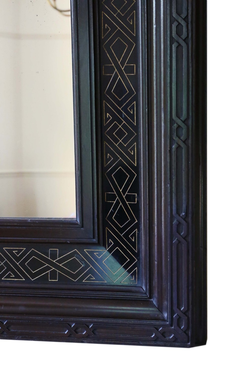 Aesthetic Victorian overmantle wall mirror C1900 View IV