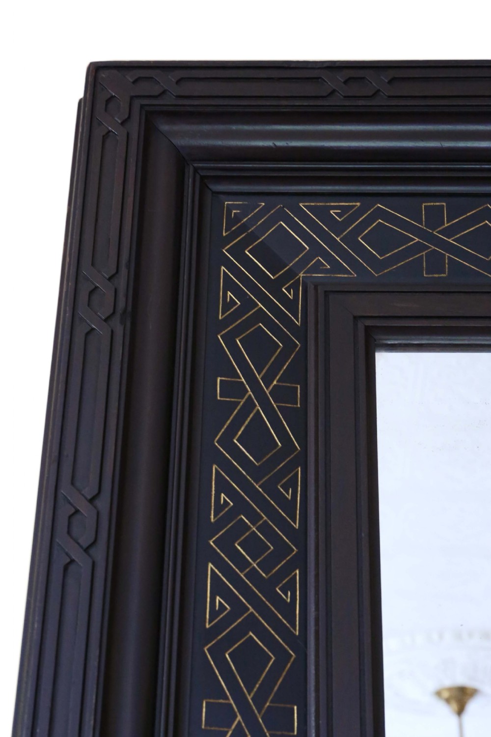 Aesthetic Victorian overmantle wall mirror C1900 View VII
