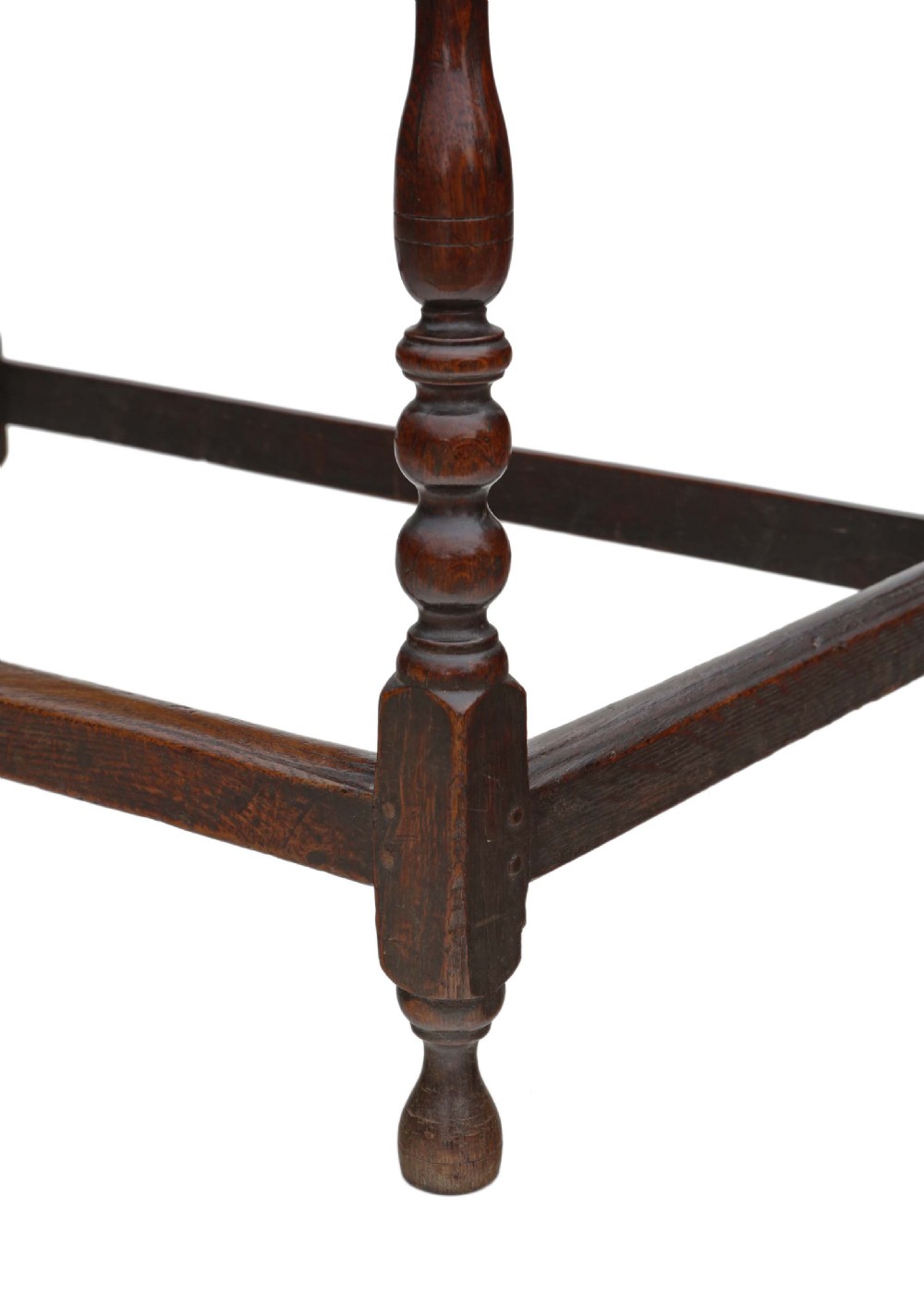 Georgian oak writing side table  View IX