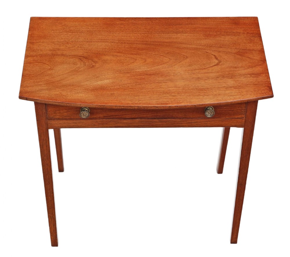 Georgian mahogany writing side table  View II