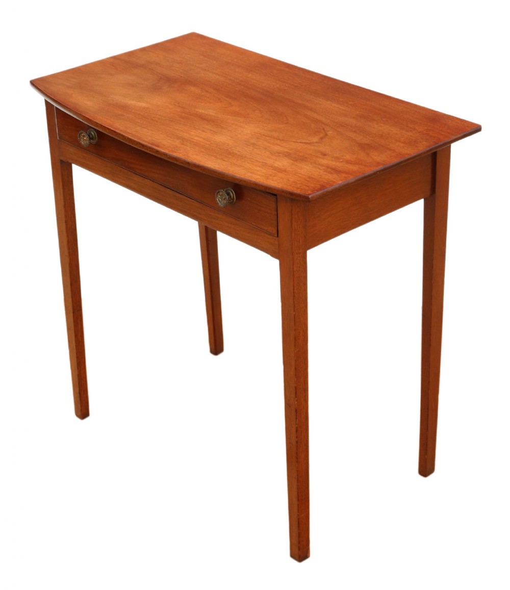 Georgian mahogany writing side table  View IV