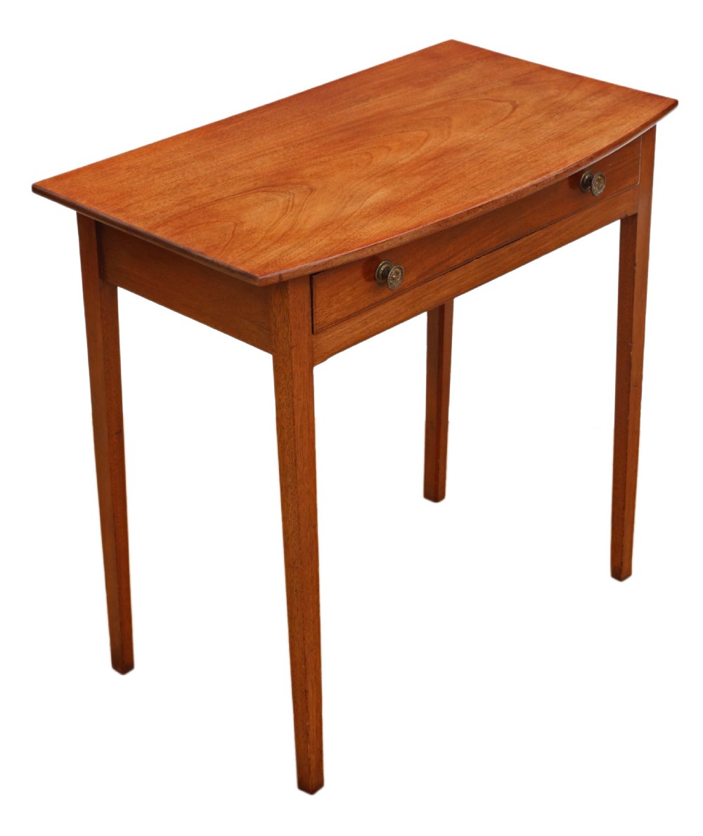 Georgian mahogany writing side table  View V
