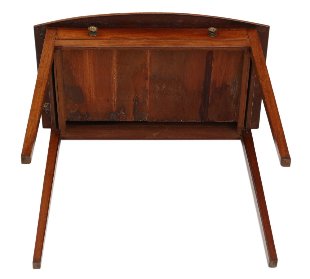 Georgian mahogany writing side table  View VIII