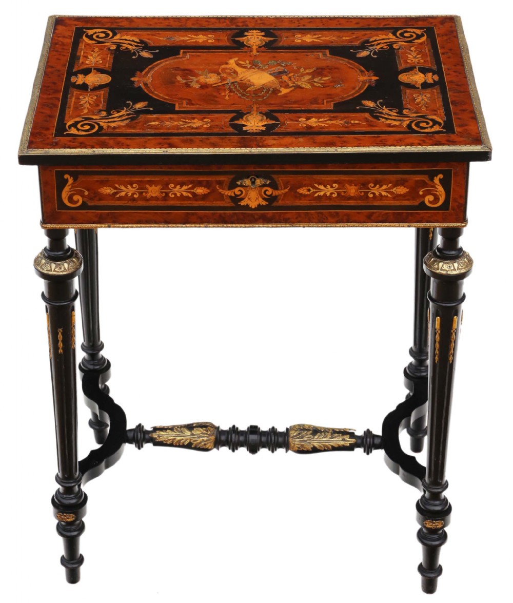 19th Century marquetry dressing table