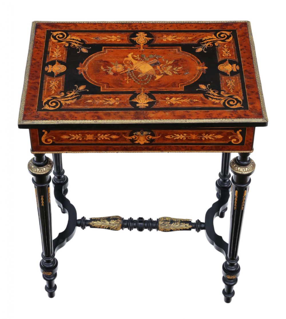 19th Century marquetry dressing table View II