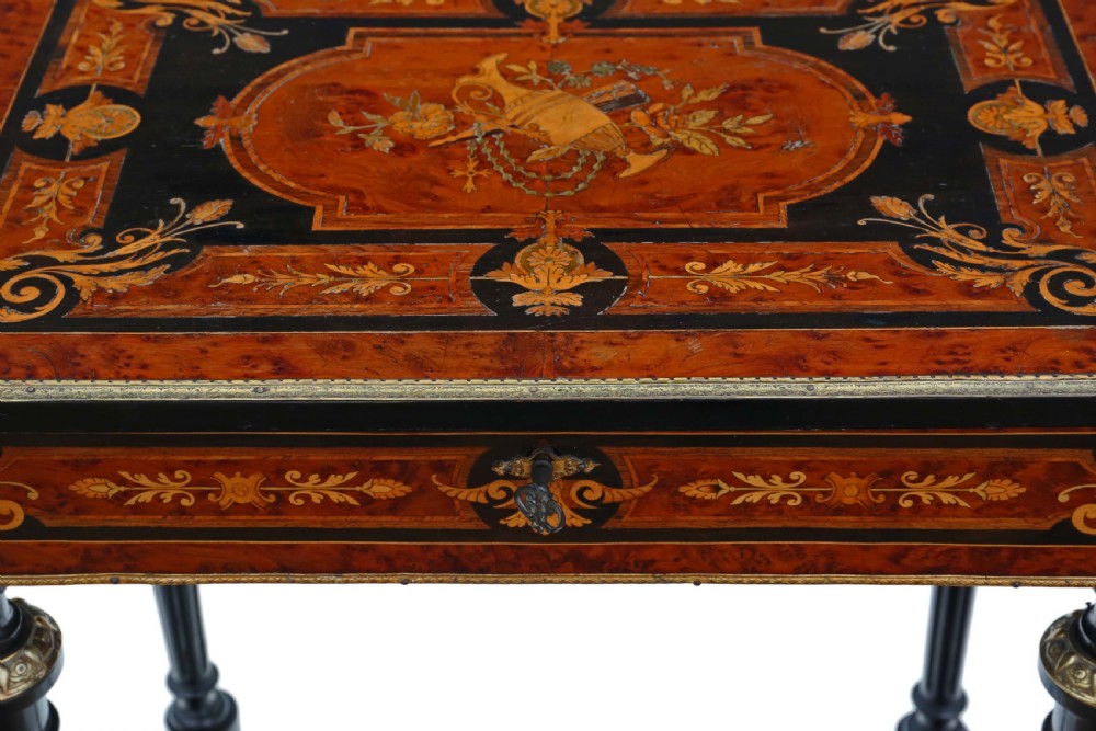 19th Century marquetry dressing table View IV