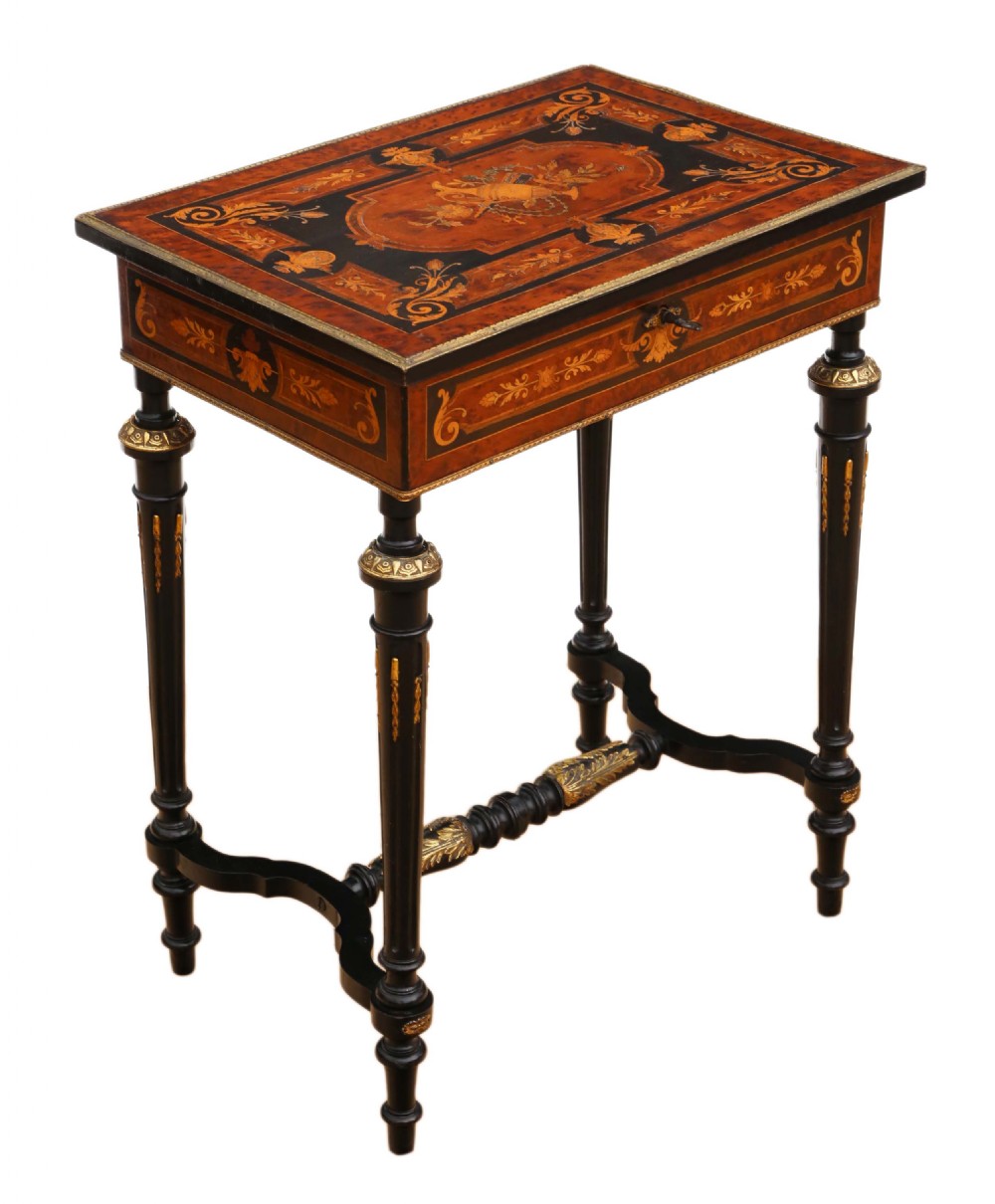 19th Century marquetry dressing table View VII