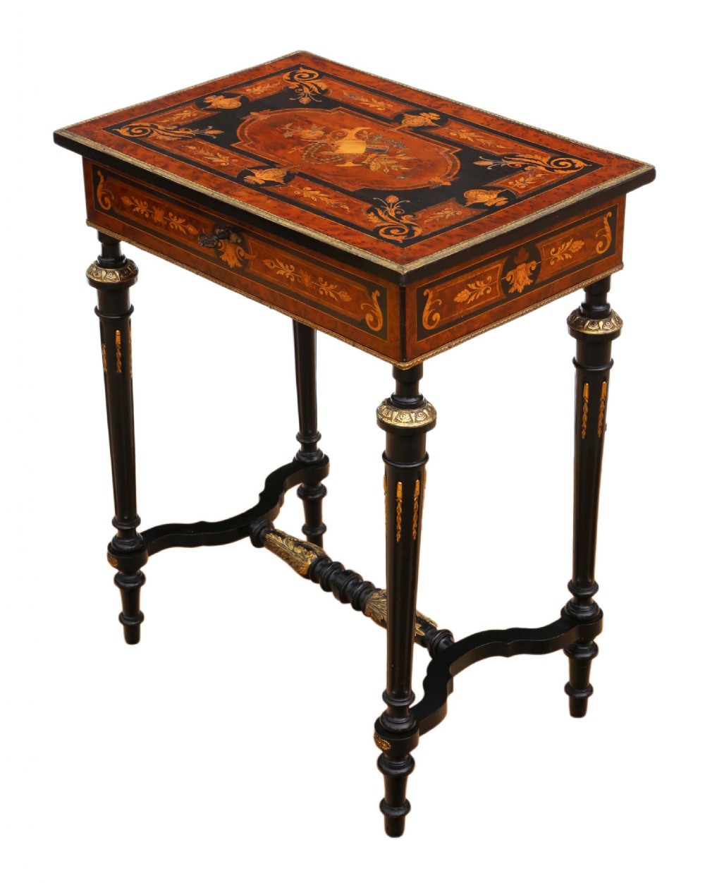 19th Century marquetry dressing table View IX