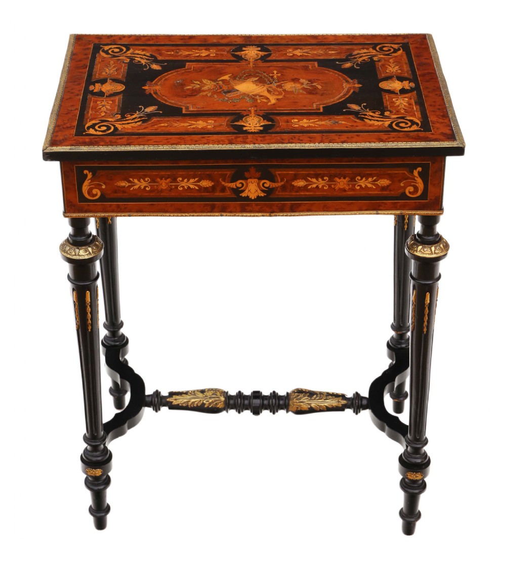 19th Century marquetry dressing table View XII