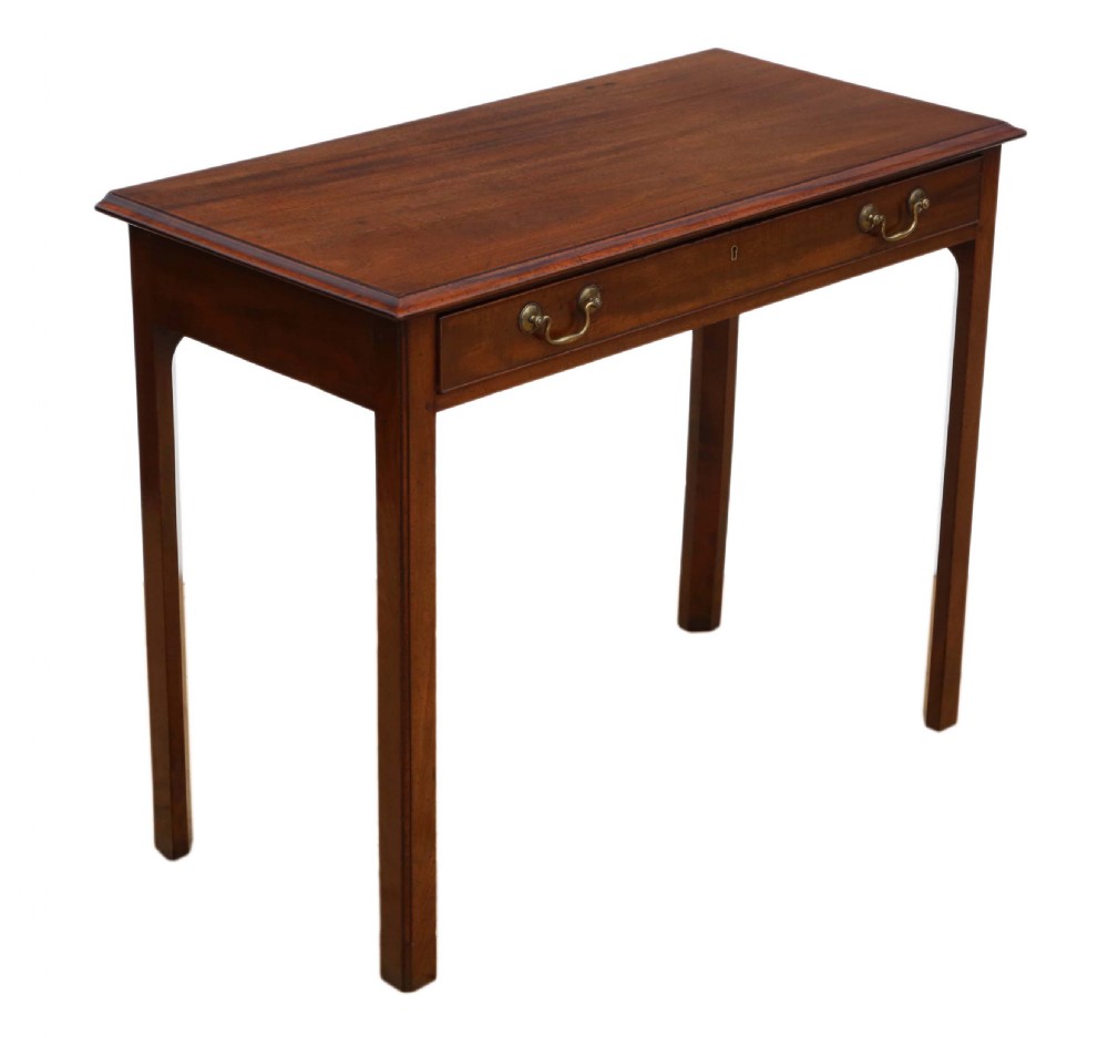 Georgian mahogany writing table C1820  View VI