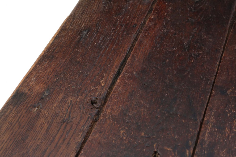 French elm refectory dining table ~ 6'6