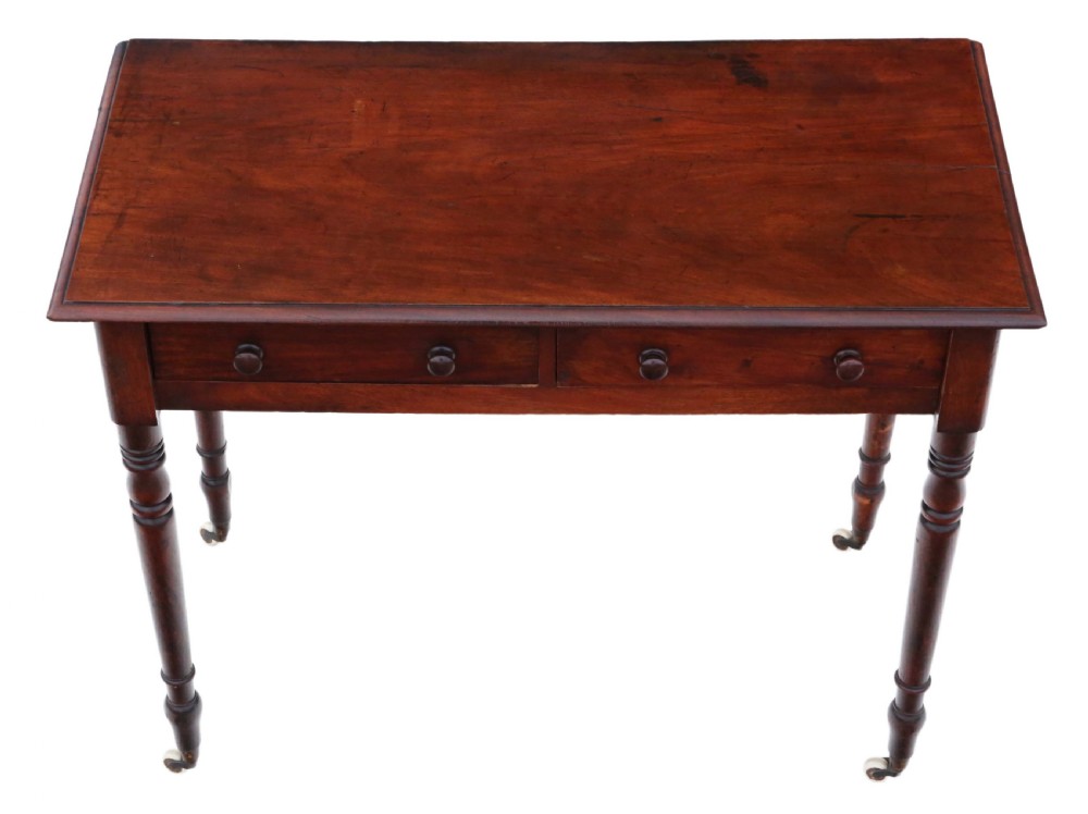 Victorian C1860 mahogany desk View III